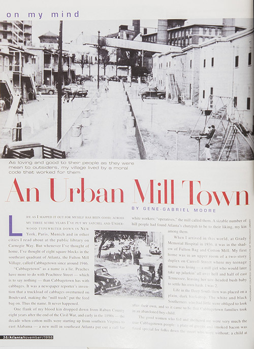 An Urban Mill Town: Growing up in Cabbagetown in the 1940s and 1950s