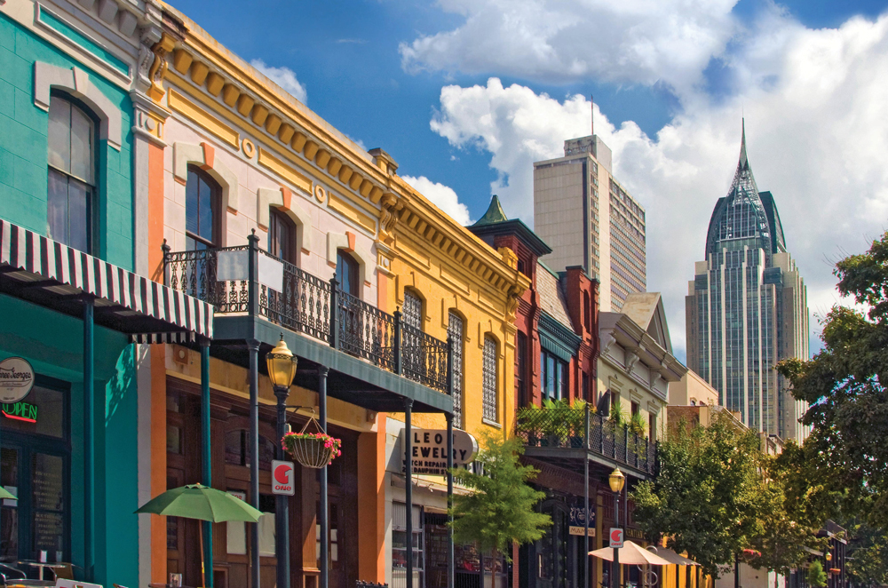 Explore the historic neighborhoods of Mobile, Alabama