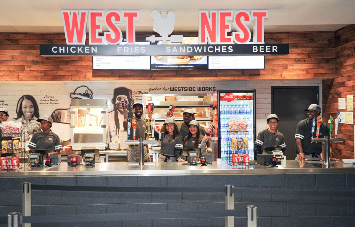 Mercedes-Benz Stadium opens checkout-free concessions stand, using