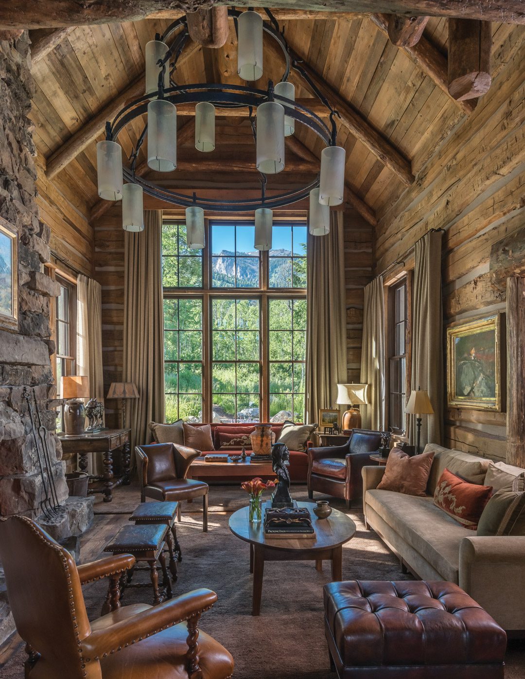 William Peace home in Tetons at Jackson hole