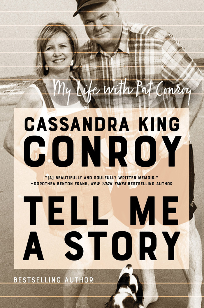 The book cover with a candid photo of Cassandra King and Pat Conroy