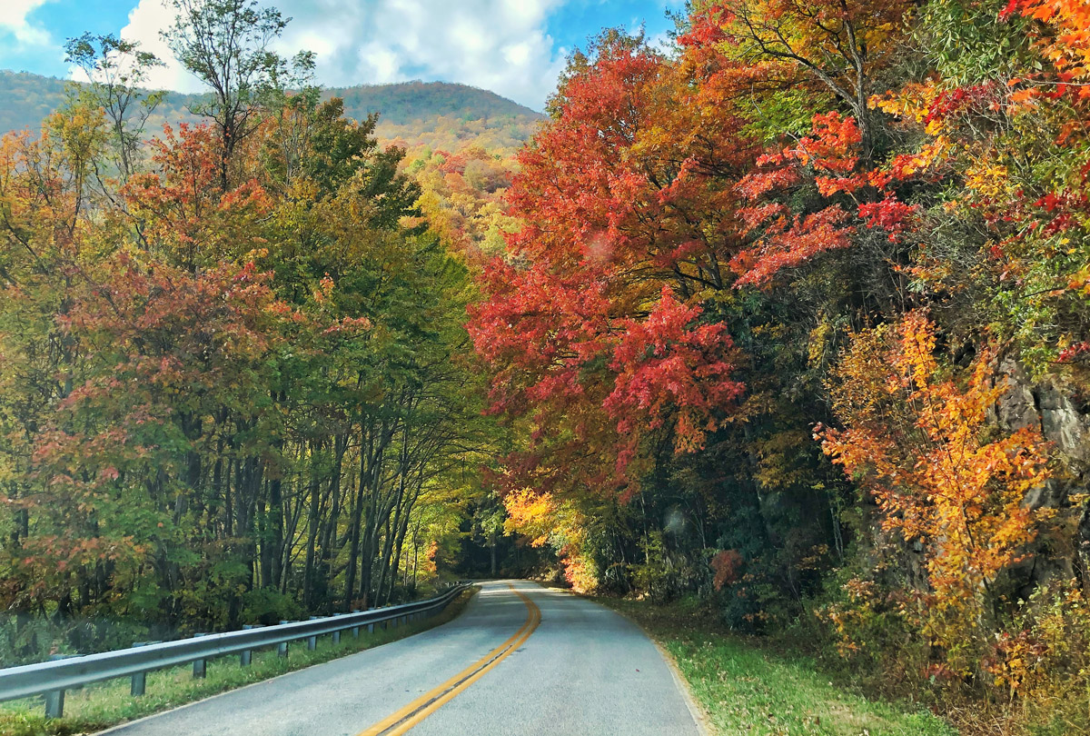 Scenic drives in North Georgia Mountains
