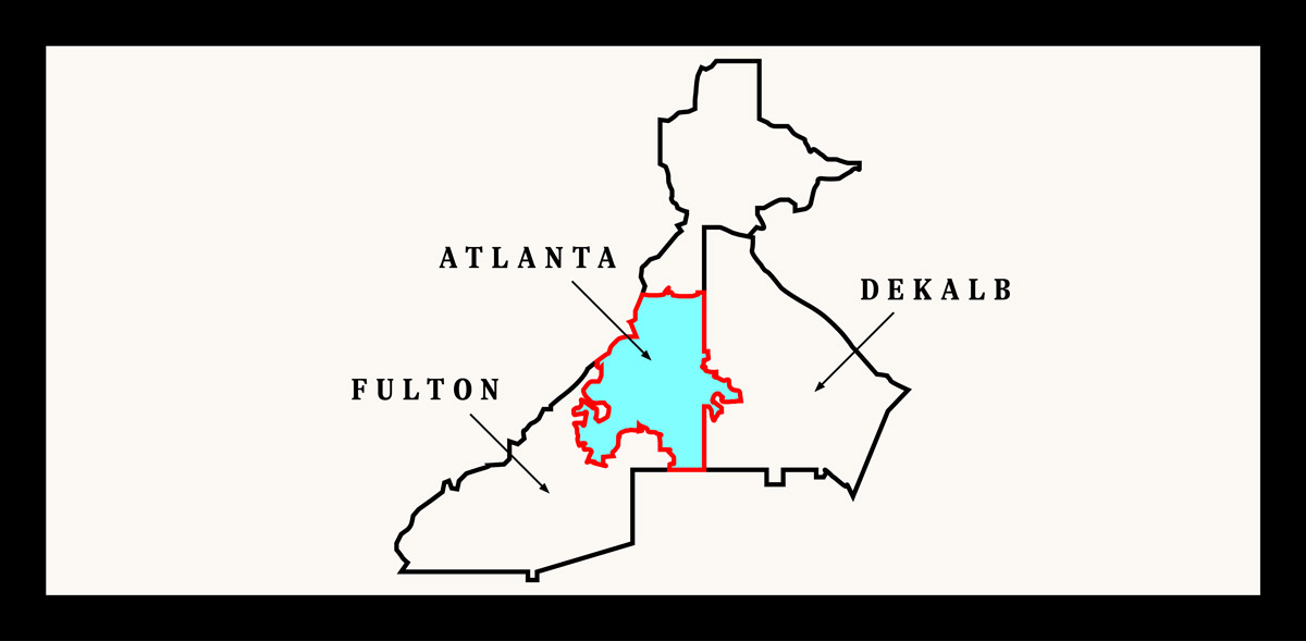 Cities In Dekalb County Ga Map Of Cities In Dekalb County Georgia Topo Zone Original Source 2055