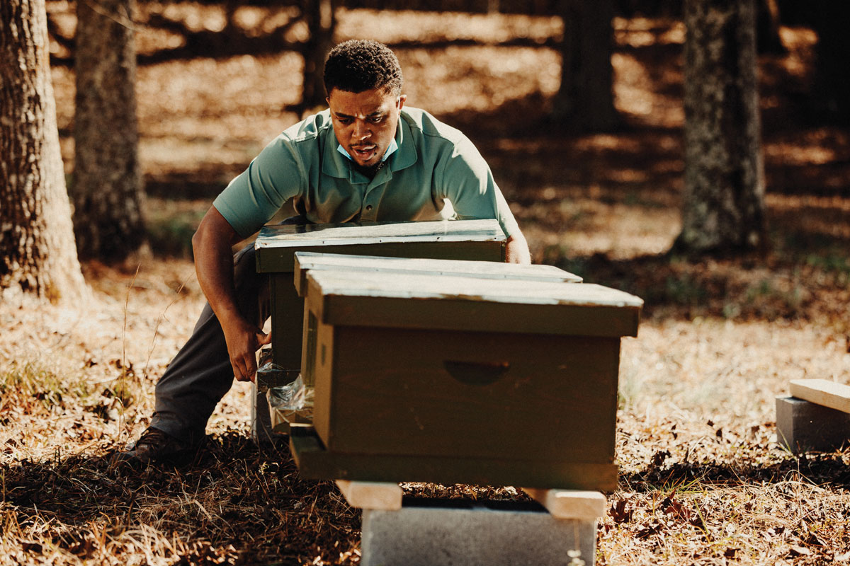 For Armond Wilbourn, beekeeping is about more than just the honey