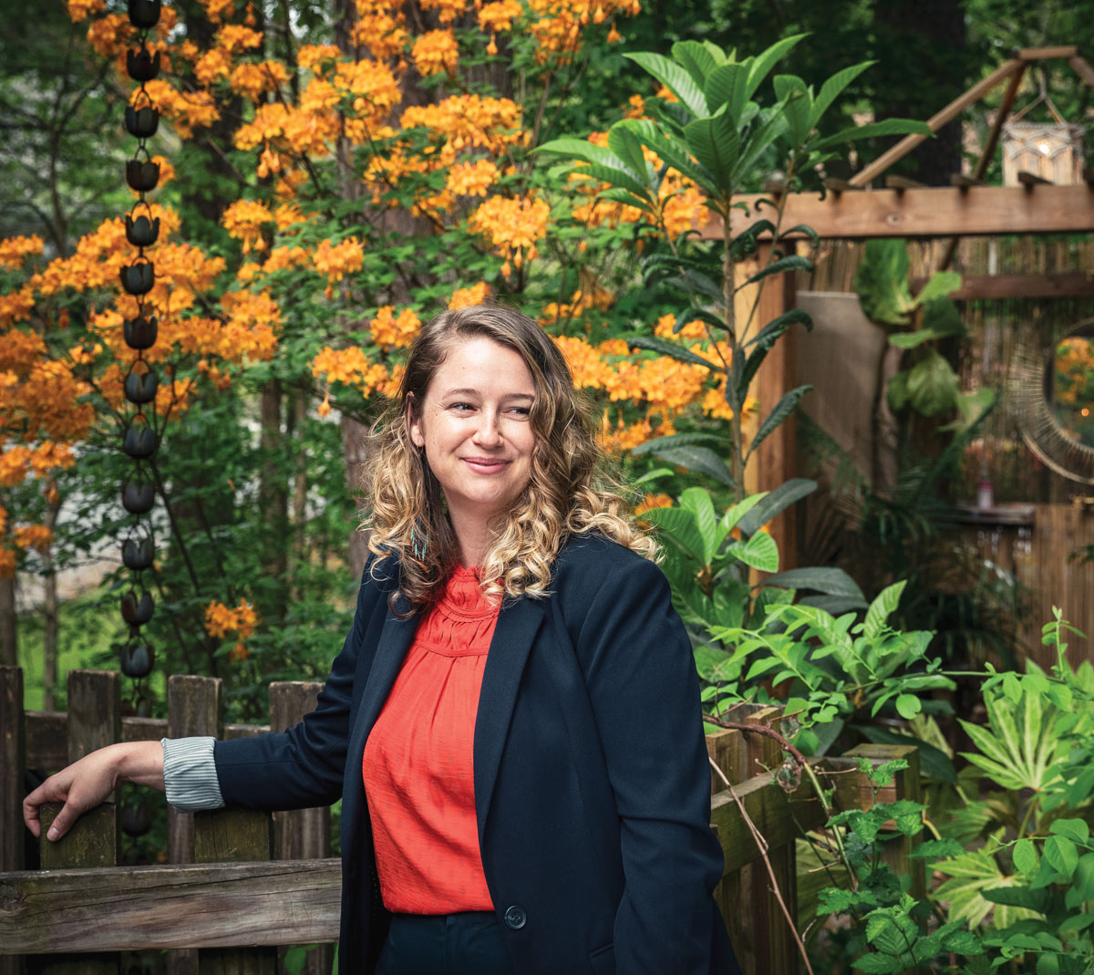 Landscape designer Brandy Hall helps homeowners tap their yards’ own natural resources