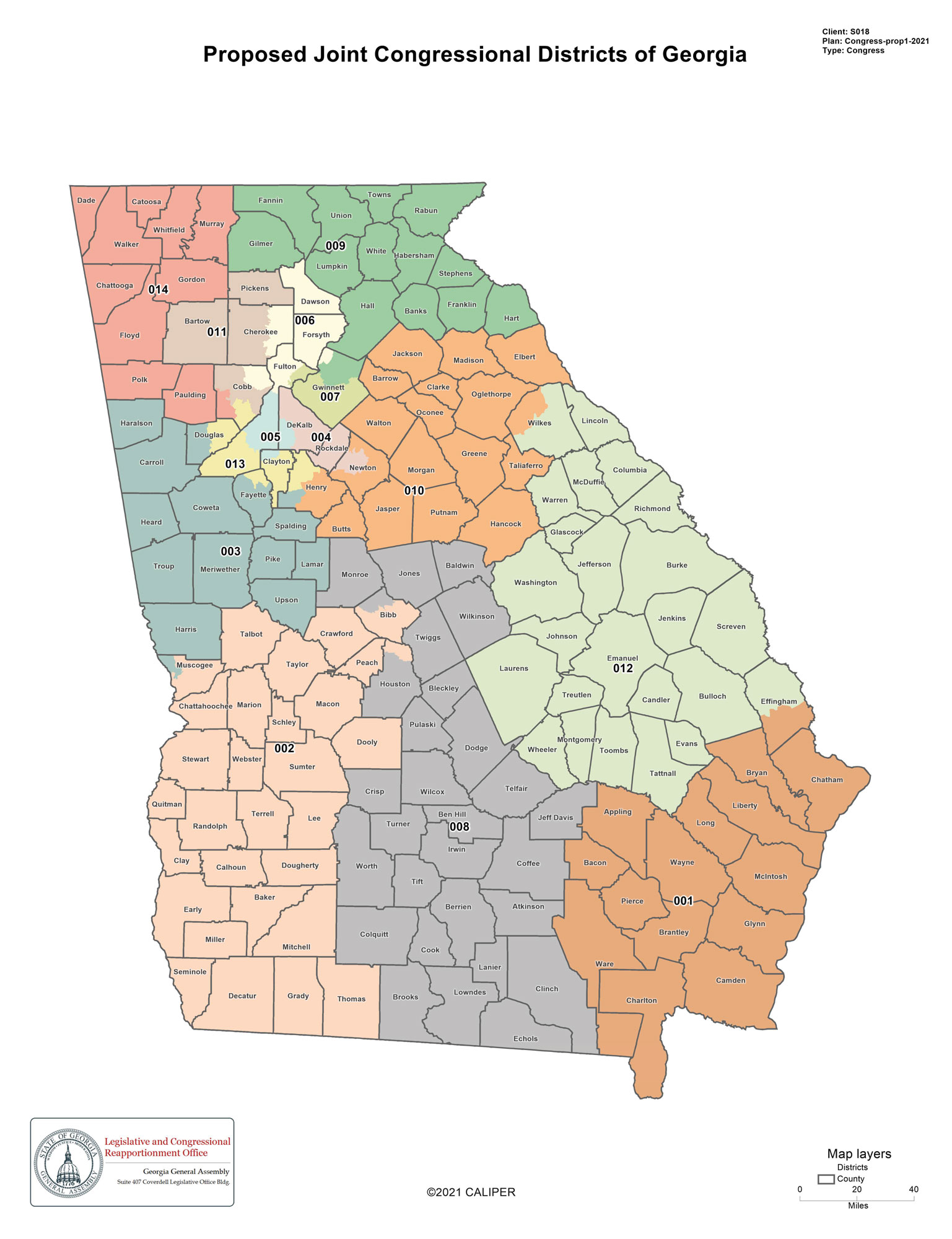 Georgia Redistricting Maps