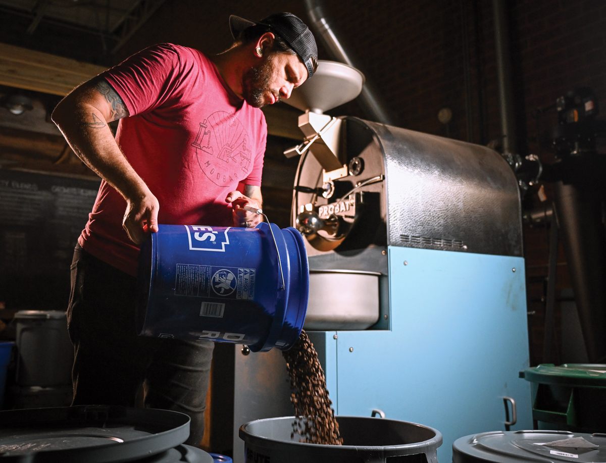 Yellow Brick Coffee Roaster T-Shirt