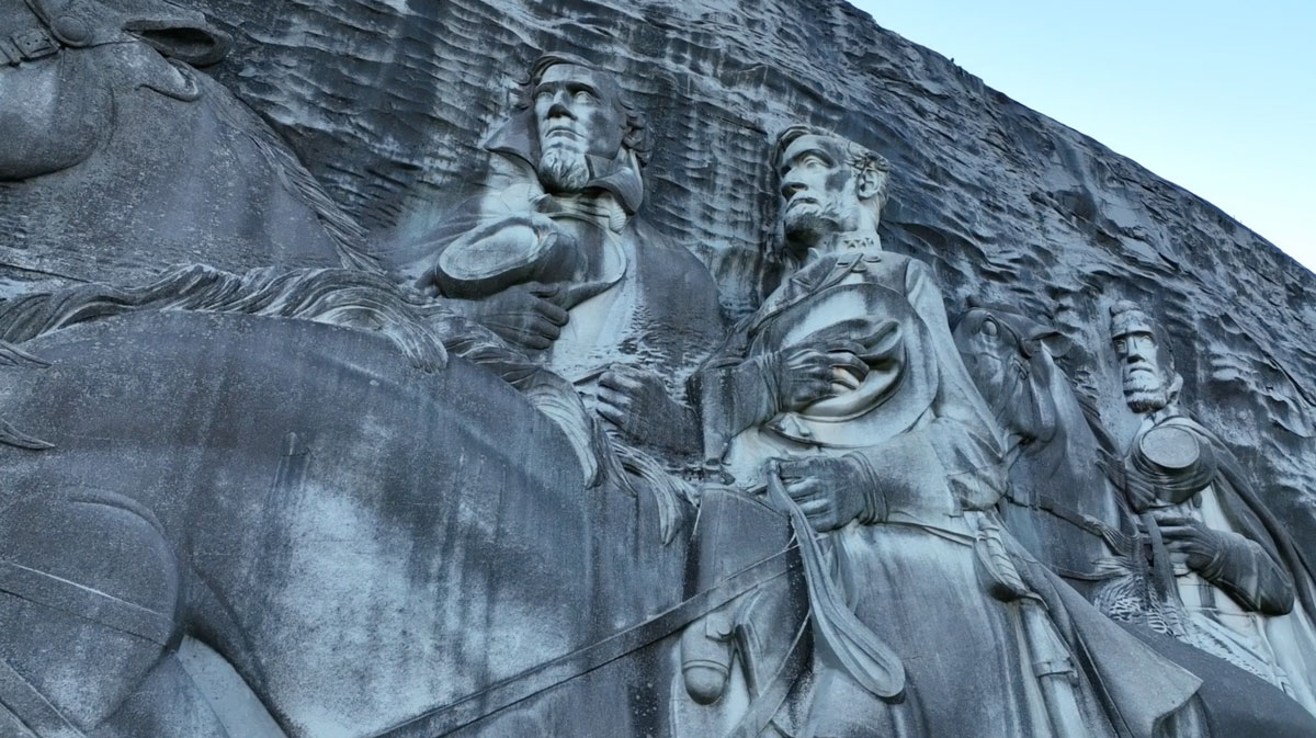 stone mountain carving