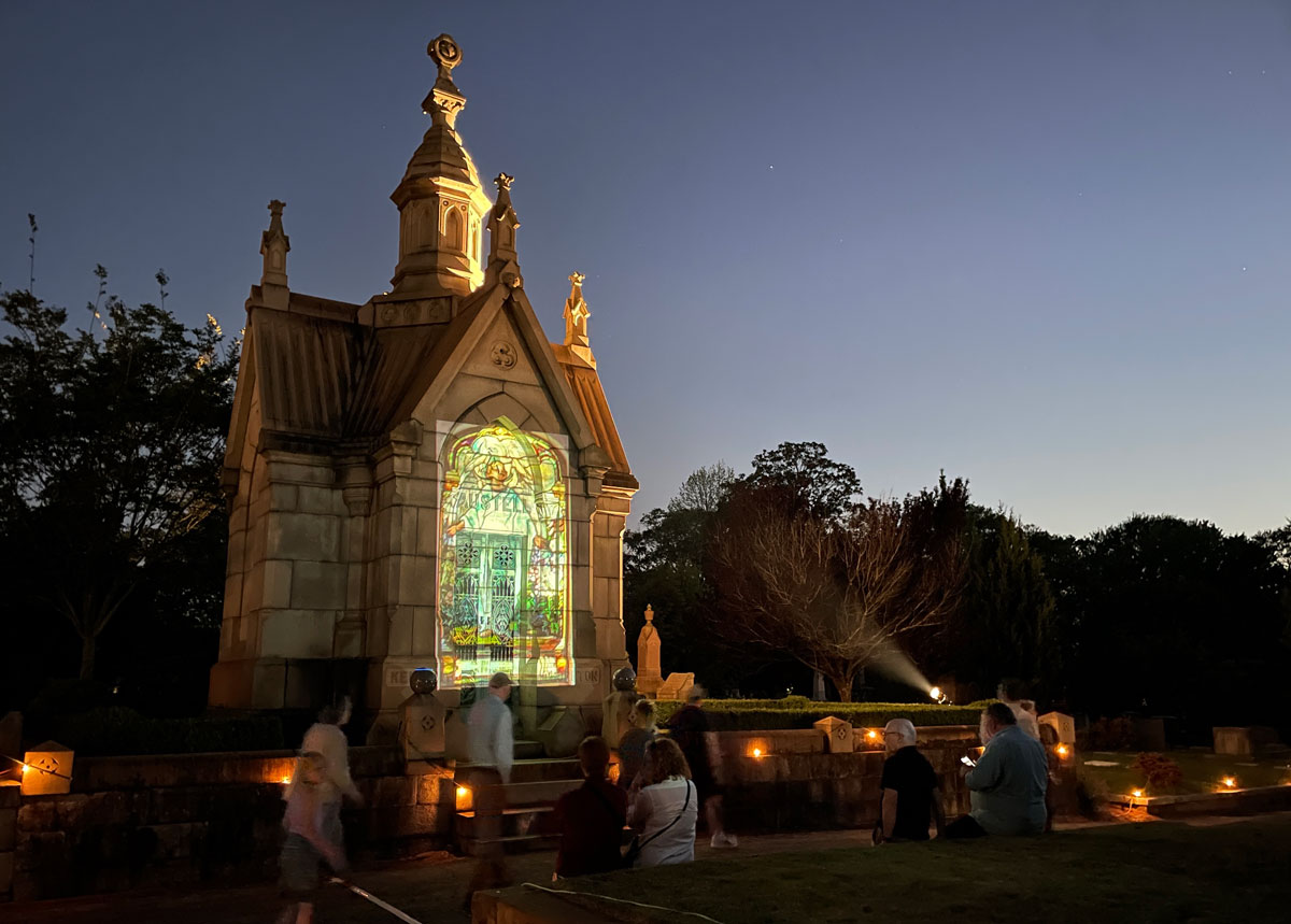 Oakland Cemetery’s Illumine returns with a celebration of trees