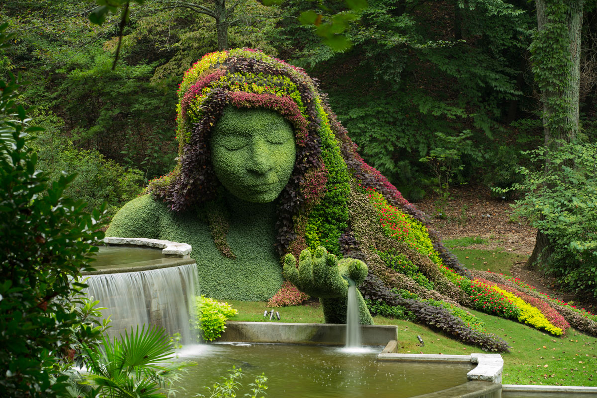 10 facts about the Atlanta Botanical Garden’s Earth Goddess, who turns