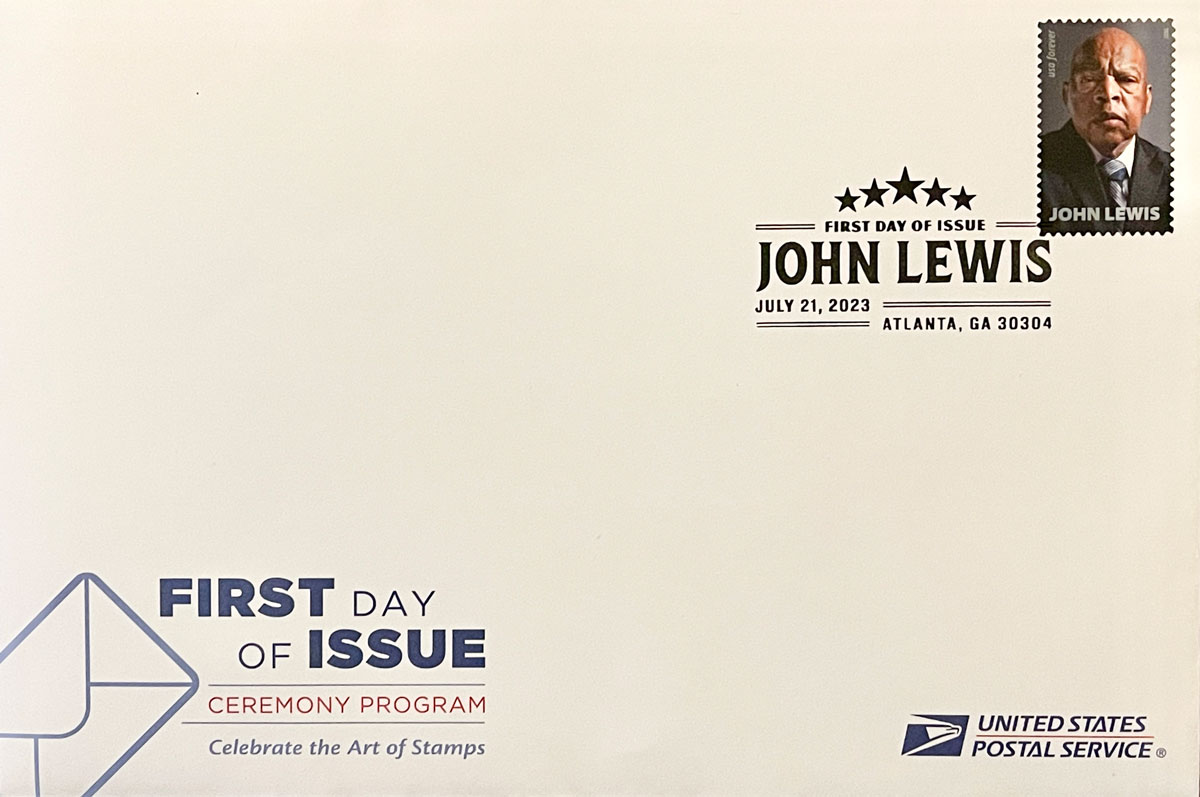 John Lewis an avid stamp collector honored with his own USPS