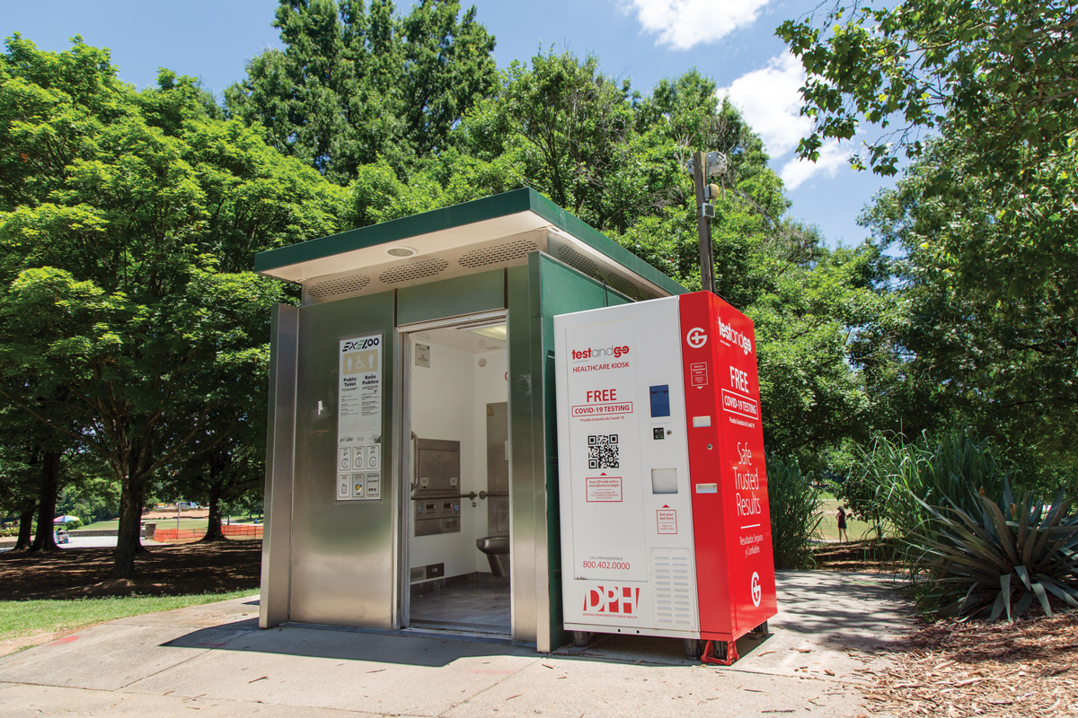 A love letter to the Piedmont Park robot bathroom