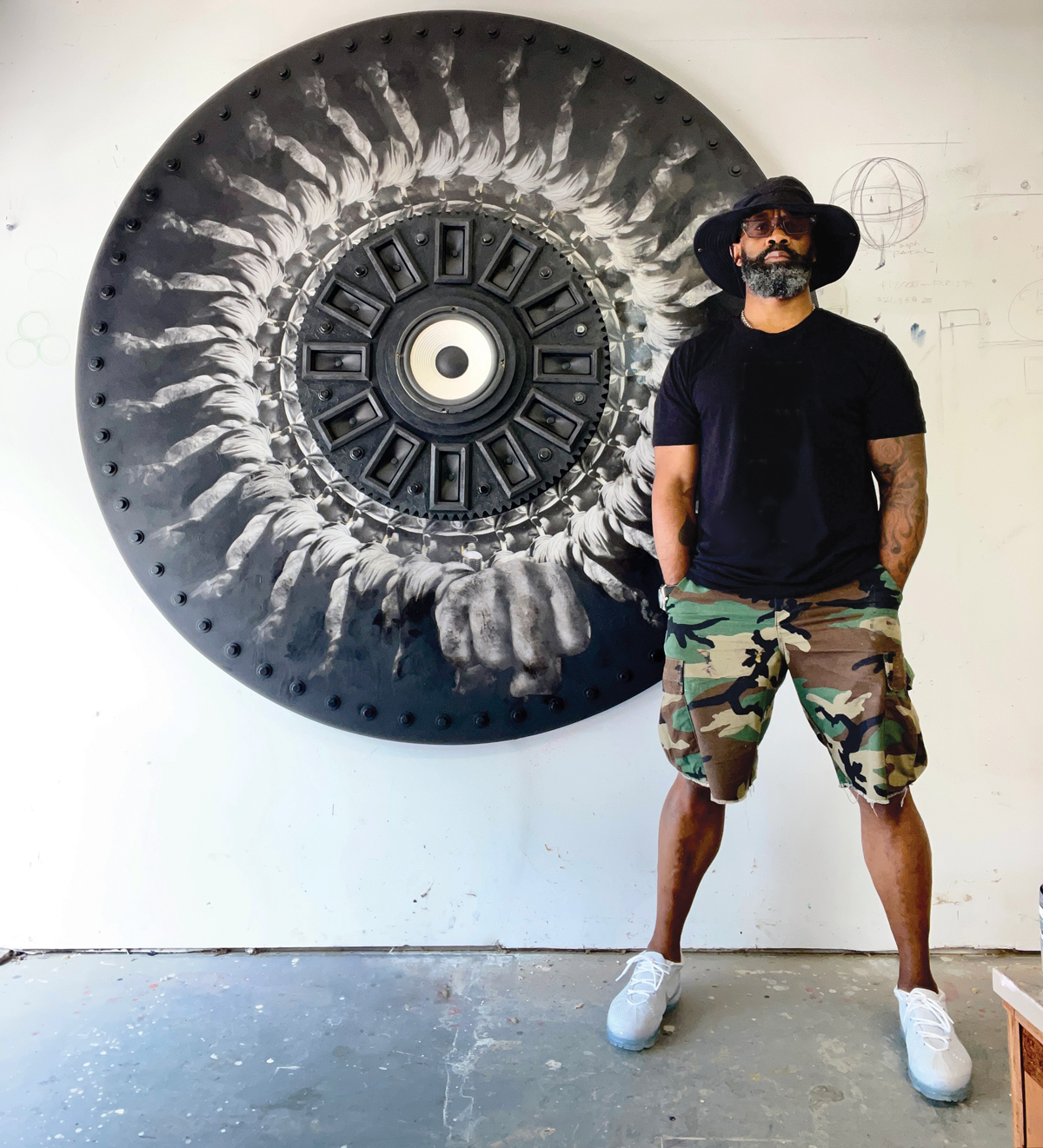 At heart, Atlanta artist DL Warfield is still a kid with a sketchbook