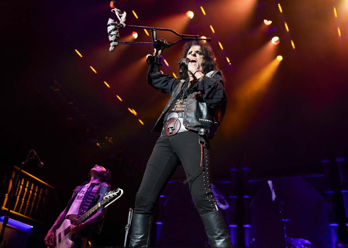 Photo: Alice Cooper and Rob Zombie performing at the Ameris Bank Amphitheater