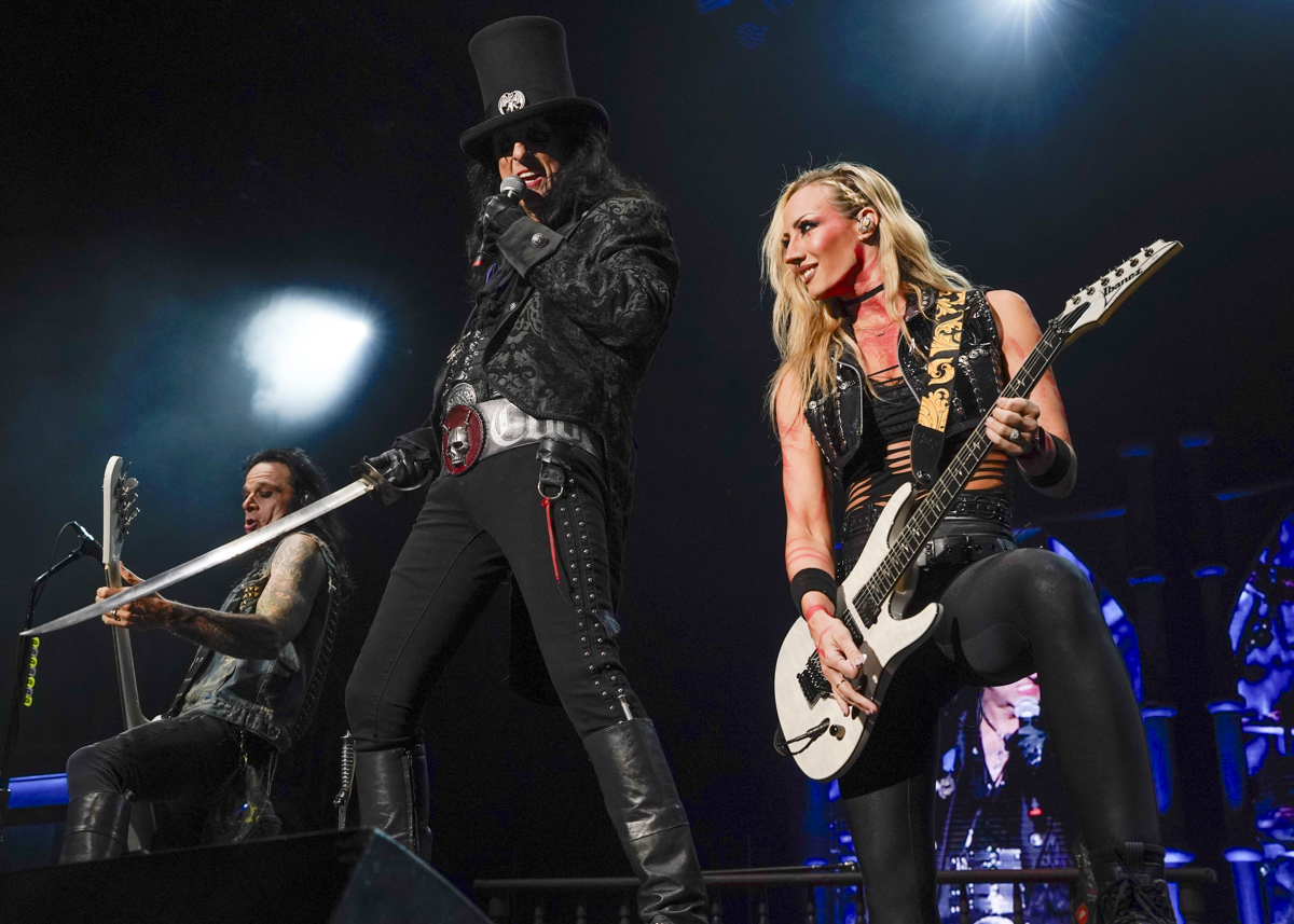 Photo: Alice Cooper and Rob Zombie performing at the Ameris Bank Amphitheater