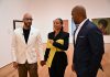 Alicia Keys and Swizz Beatz celebrate the opening of the new Giants exhibit at the High