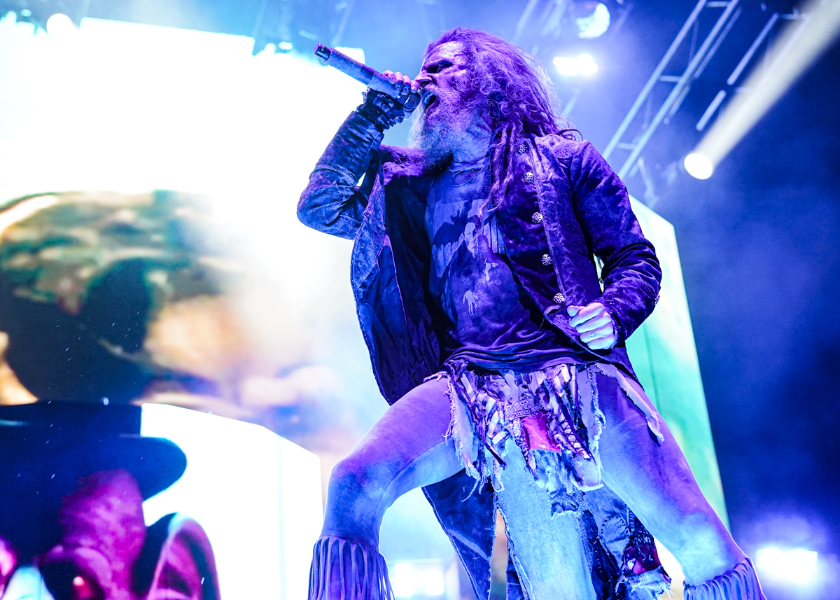 Photo: Alice Cooper and Rob Zombie performing at the Ameris Bank Amphitheater