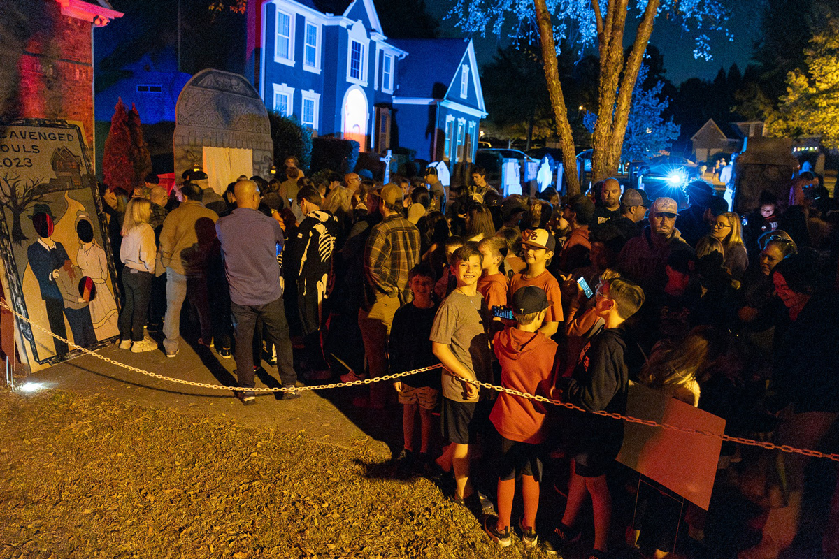 Every October, a family home in Woodstock turns into a terrifying haunted house