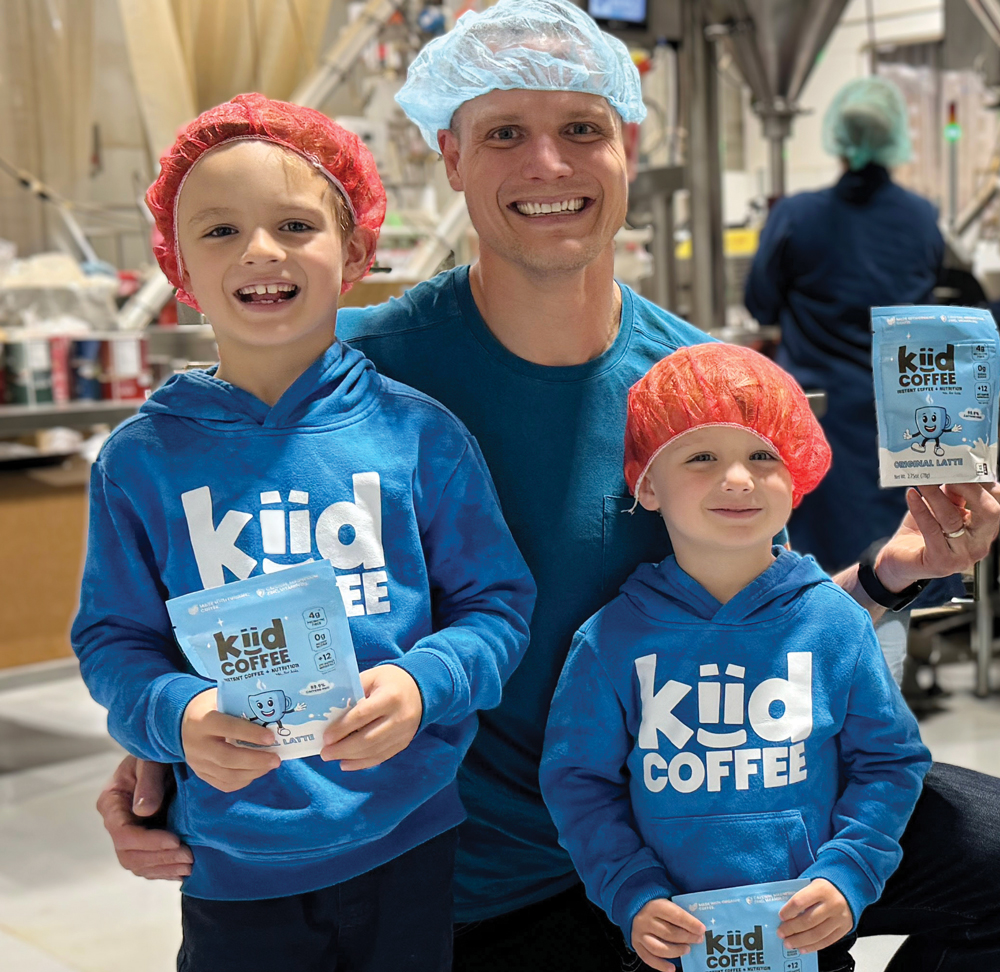 Ethan, David, and Logan Sanborn of Kiid Coffee