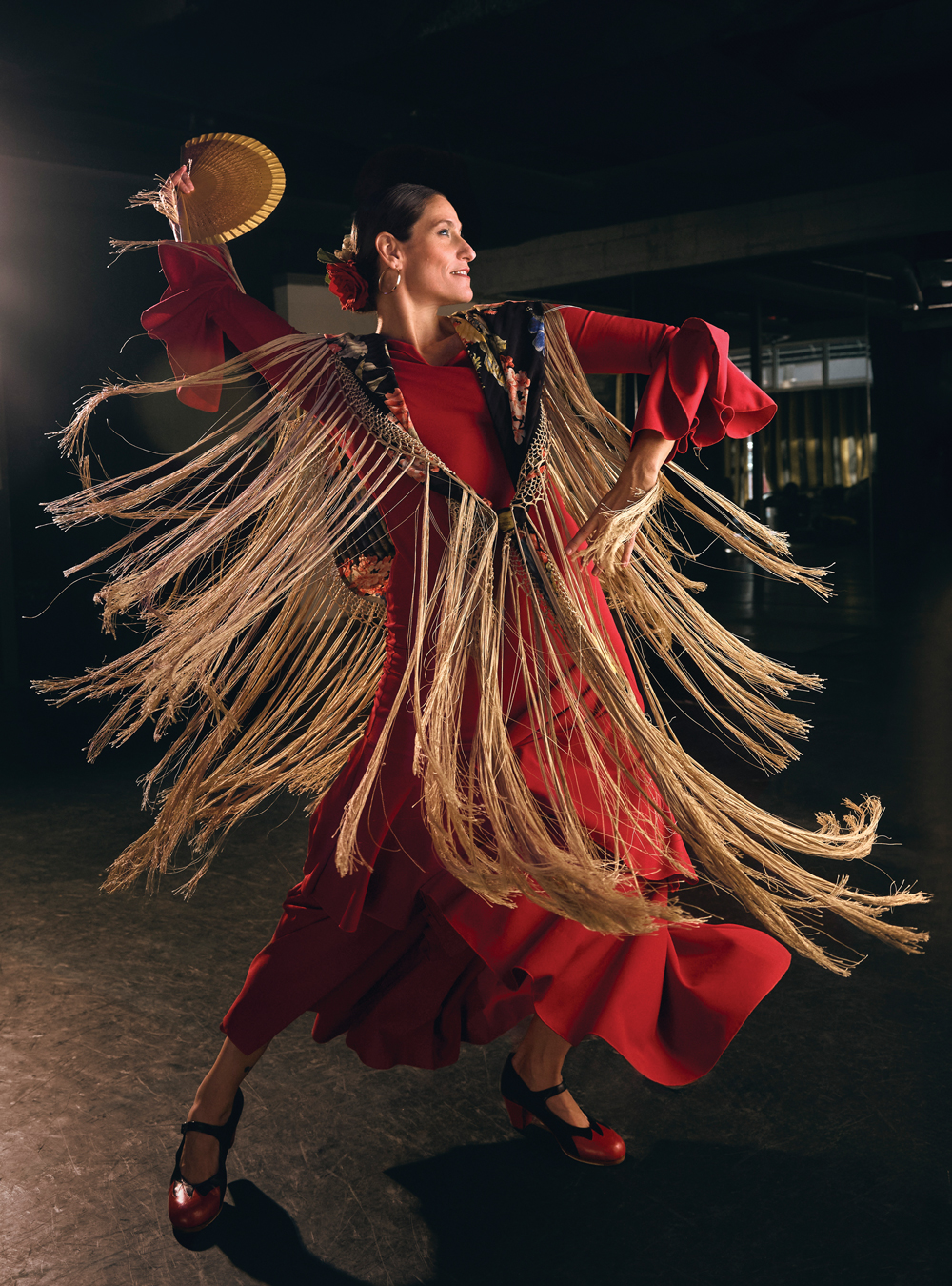 Marianela “Malita” Belloso, producer and artistic director of Caló Theatre Company, at her Kirkwood studio