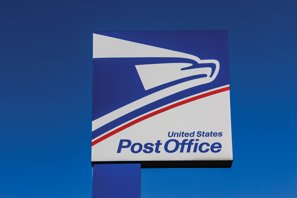 United States Post Office sign