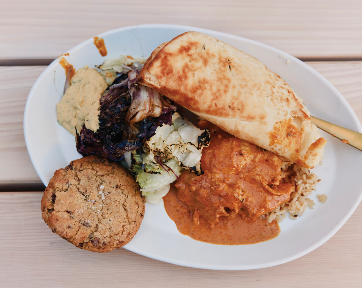 A plate of meal at Georgia Boy