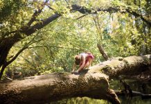 Schroeder staged a site-specific piece on the Chattahoochee River last fall