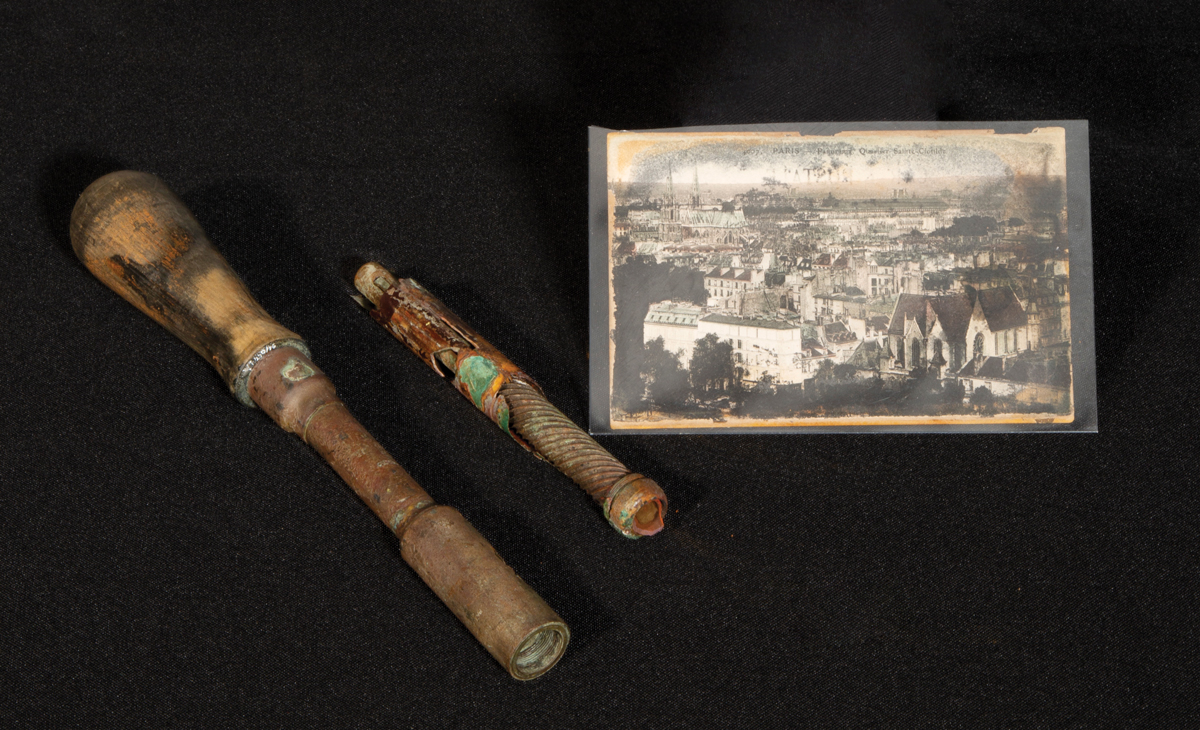 Objects belonging to passenger Franz Pulbaum, a mechanic