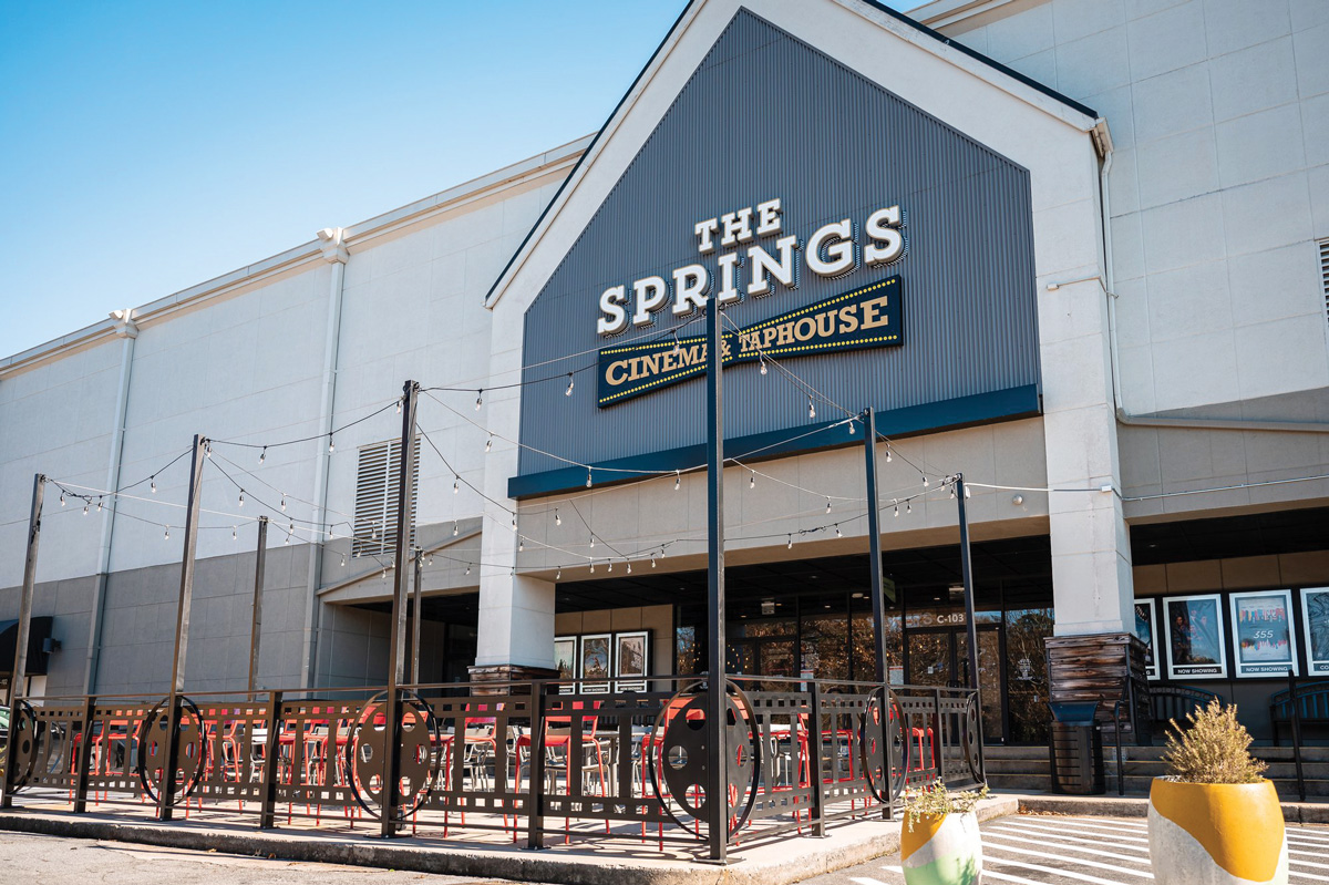 entrance of the Springs Cinema Taphouse