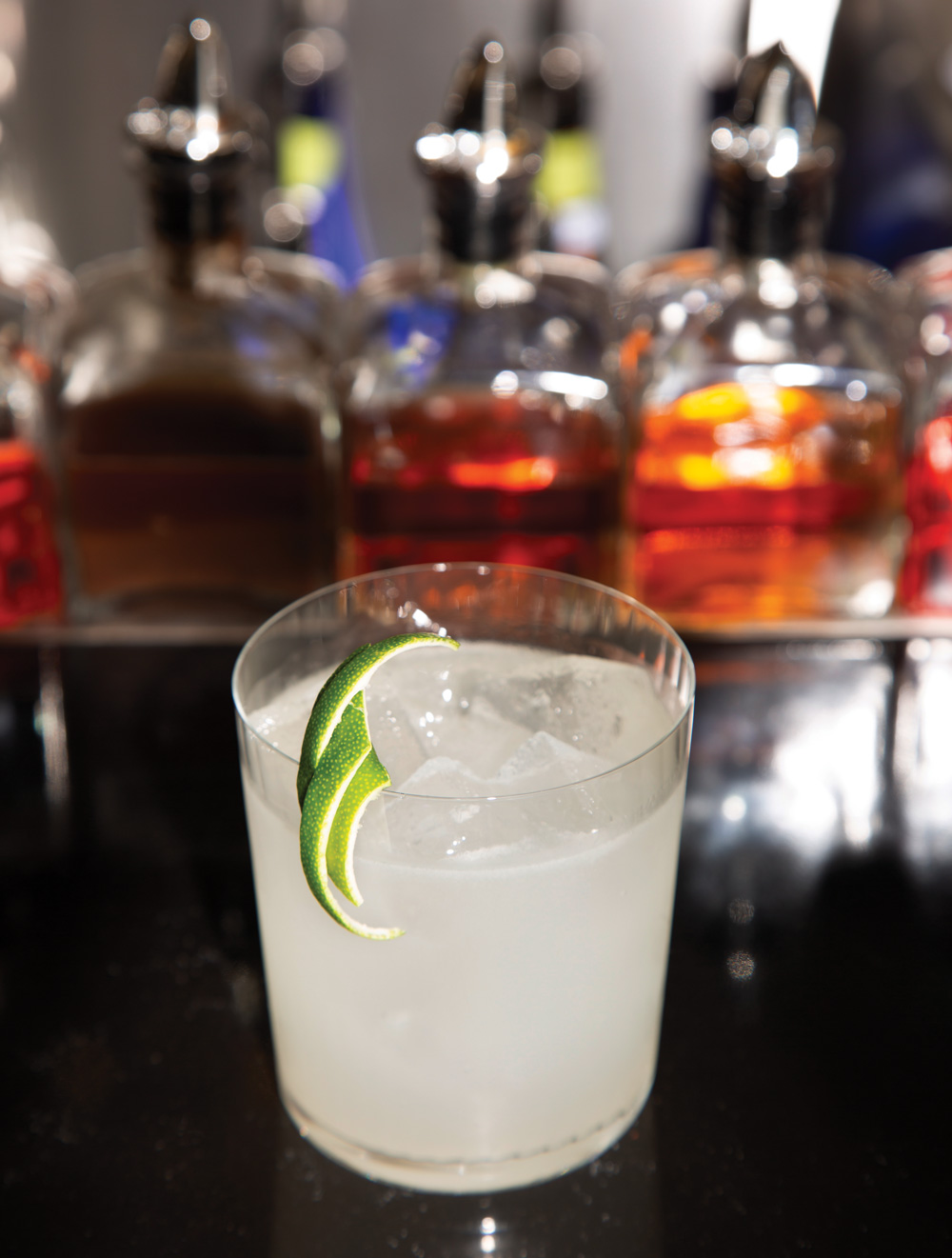 a margarita from Lucky Star's bar