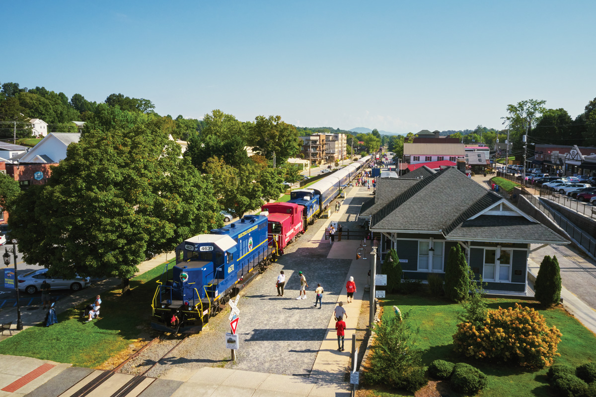 The Blue Ridge Scenic Railway
