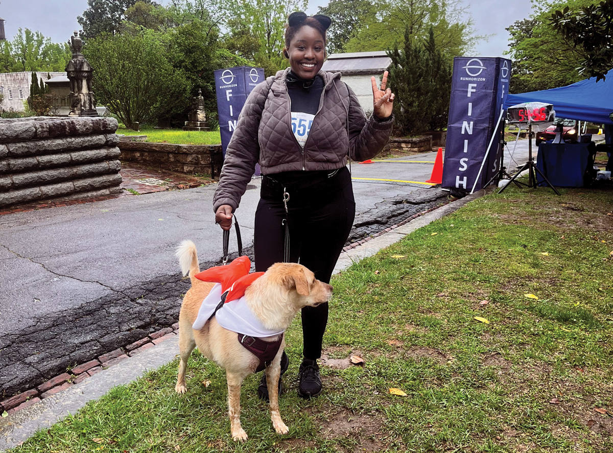 Tyra at Oakland Cemetery