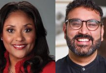 Why Atlanta’s city council president race deserves your attention this November Photograph of Marci Collier Overstreet (left) and Rohit Malhotra (right)