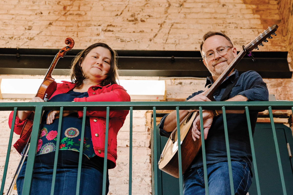Bella Issakova (left) and Randy Clepper