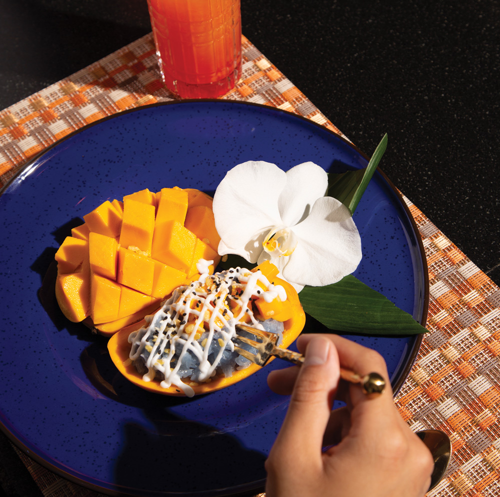 a mango dish from Nan Thai