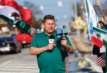 Mario Guevara reporting on immigration