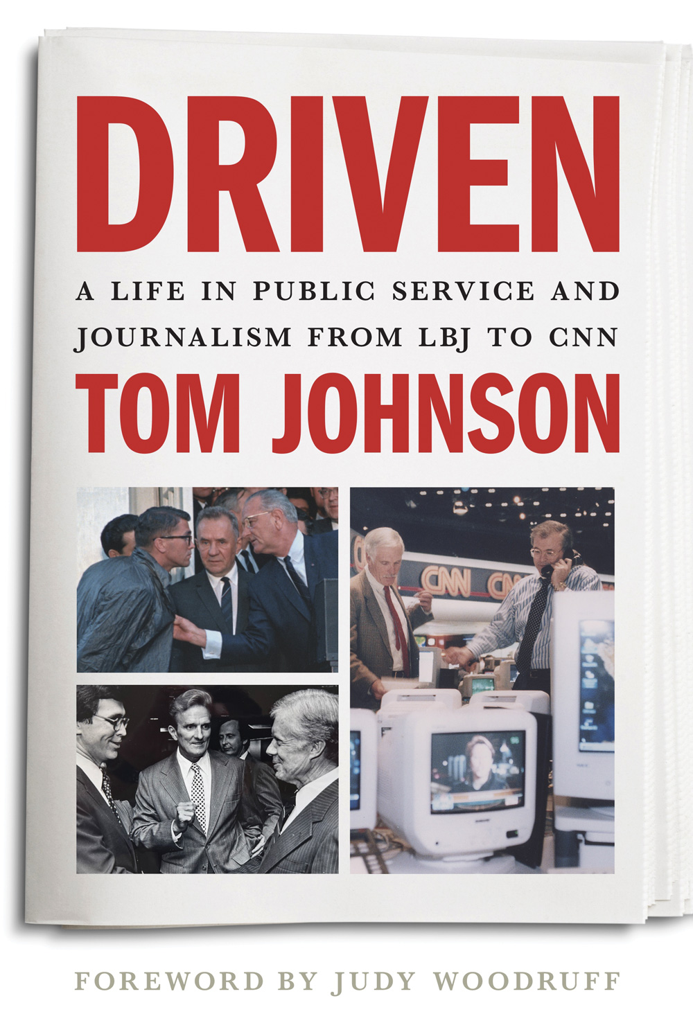 the cover of "Driven", Johnson's memoir