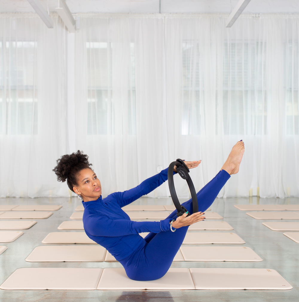 Khetanya Henderson on mat