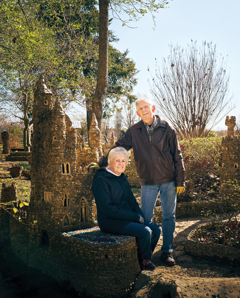 Mike and Jan Miller, Caretakers for Calhoun Rock Garden 