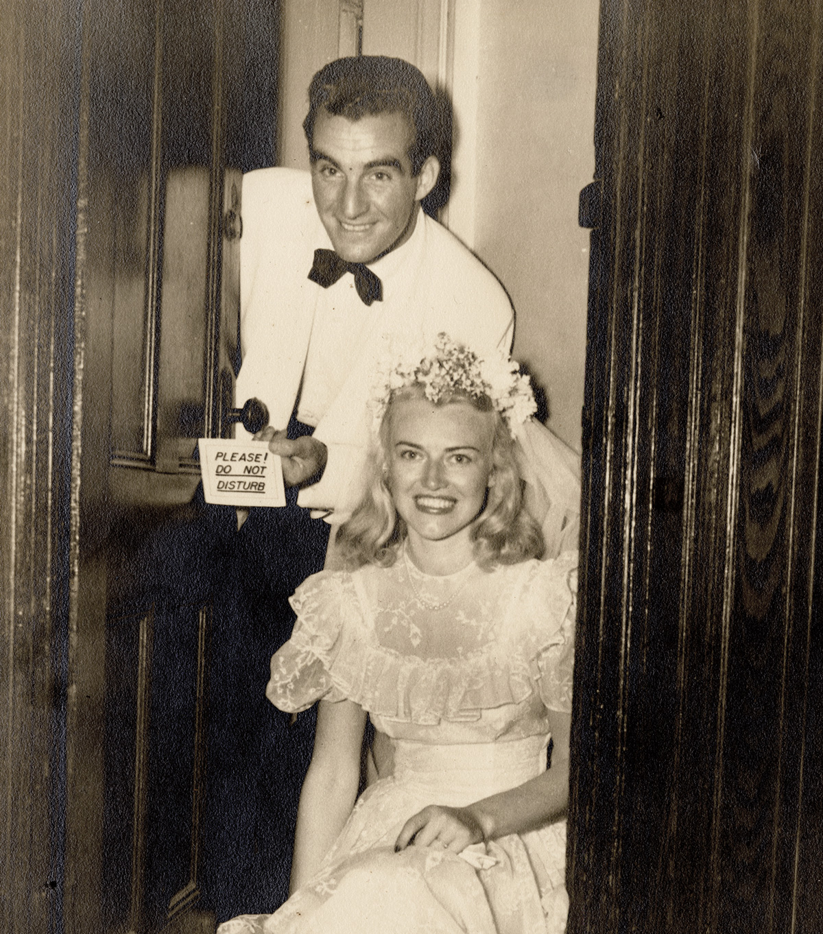 Lou and Frances Junod’s wedding photo