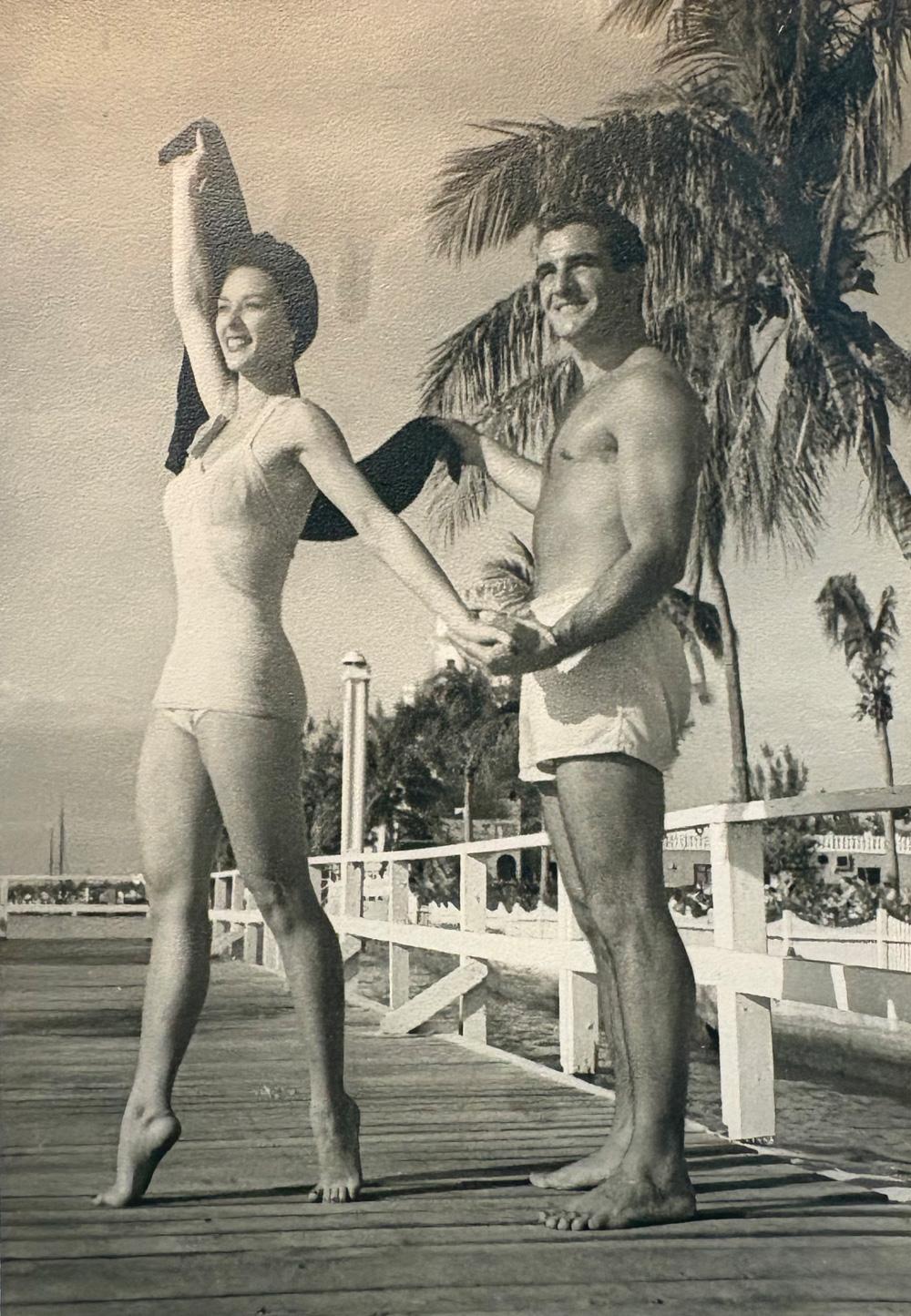 Lou at one of his favorite spots, the beach