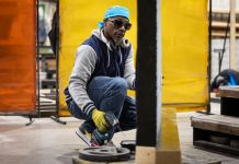 Marlon Wilson, lead carpenter at Alliance Theatre Scene Shop